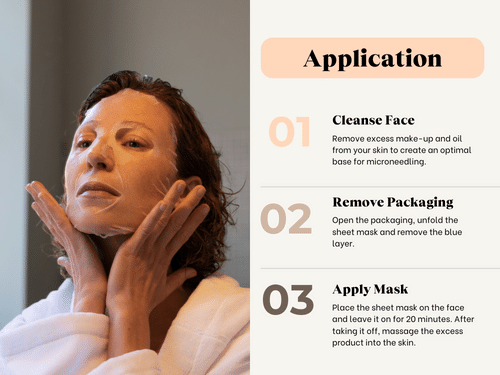 4.dermaroller mask tuchmaske sheetmask hyaluron matrixyl 4